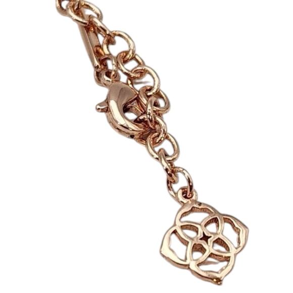 Kendra Scott TAE Gold Plated Long Necklace in Dichroic glass. Retail $88 - Picture 3 of 7